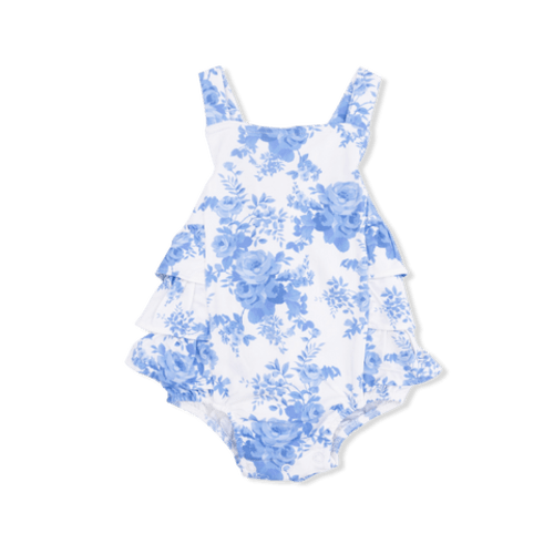Dream Cottage Floral - Ruffle Sunsuit