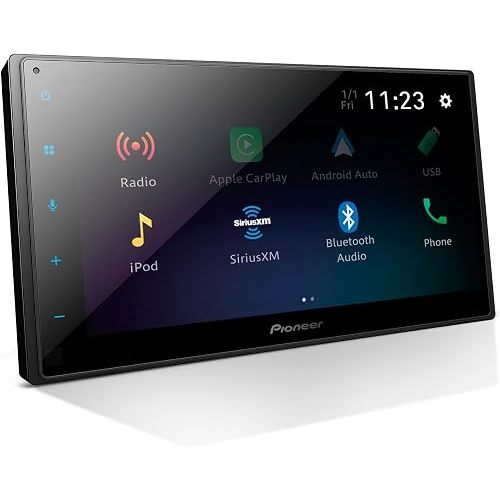 Pioneer DMH-1800NEX Estéreo para coche con pantalla táctil capacitiva de 6,8 pulgadas