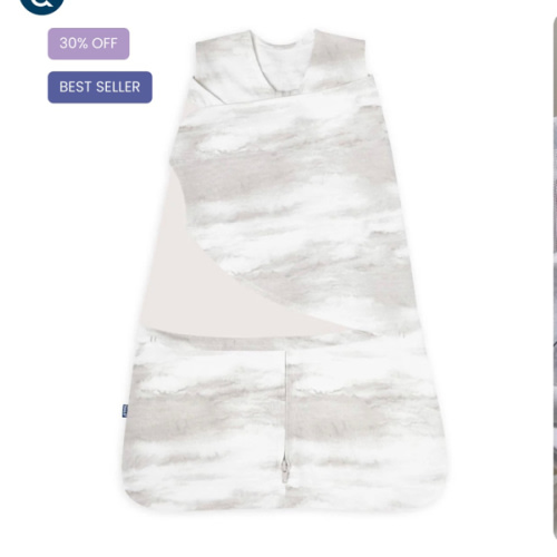 Halo Grey Ombre Ideal Temp Newborn Swaddle - Small