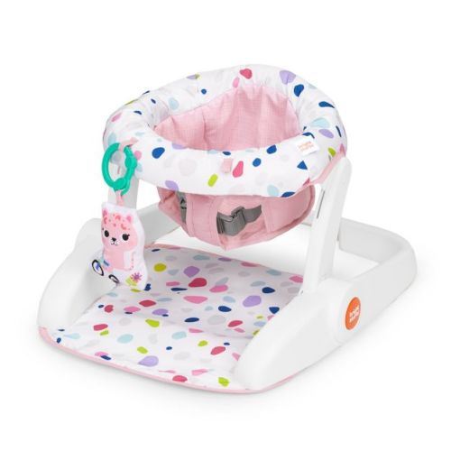 Bright Starts Learn to Sit 2 Position Floor Seat - Terrazzo Pink