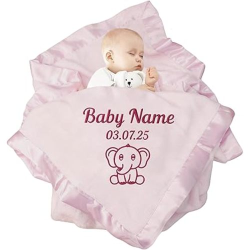 Personalized Baby Blankets with Child's Name, Custom Children's Blankets, Custom Newborn Blankets, Nursery Toddler Blankets, Gift Blankets