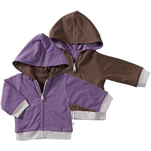 Babysoy Baby & Tot Unisex Reversible Zipper Hoodie Jacket