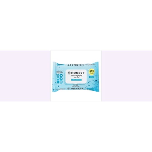 Honest Company Fragrance-Free Clean Antibacterial Hand Sanitizing Wipes Travel Size, Unscented - 50 Wipes, Pack of 3