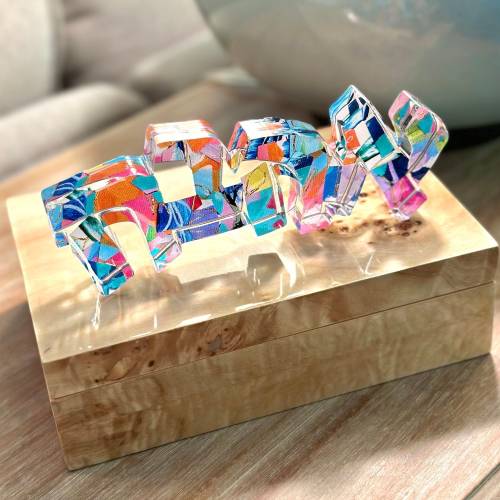 Ahava Art: Acrylic Lucite Jewish Home Decor