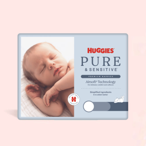 Huggies Pure and Sensitive Nappies