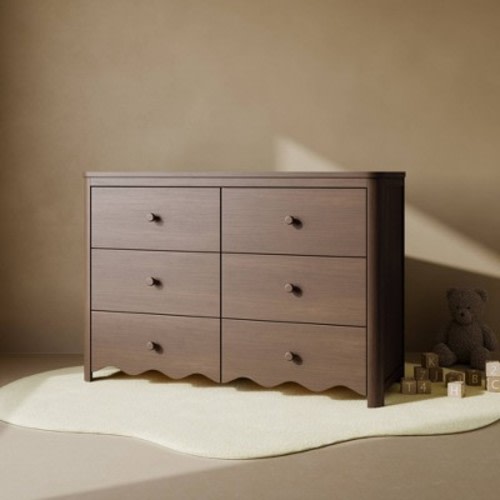 Storkcraft Casablanca 6-Drawer Double Dresser - Hazelnut