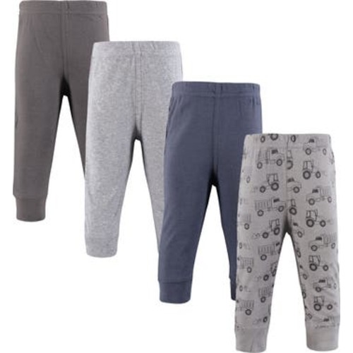 4-Pack Pants Bottoms Set, 9-12M