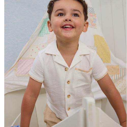 Milo Whipstitch Button Up