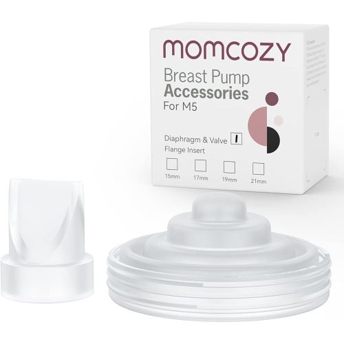 Momcozy Duckbill Valves & Silicone Diaphragm Compatible with V1pro, Original Breast Pump Replacement Accessories, 1 Pack