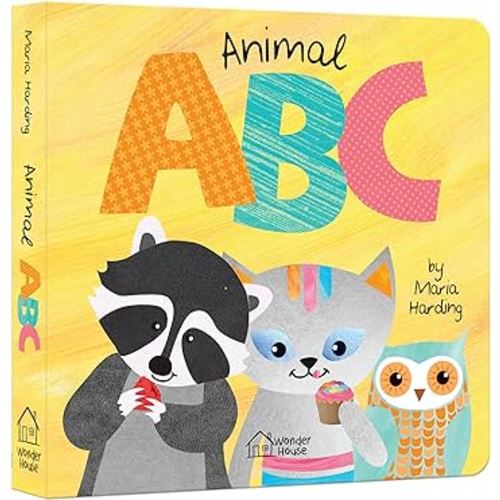 Animal ABC: Playful animals teach A to Z (Padded Board Book)