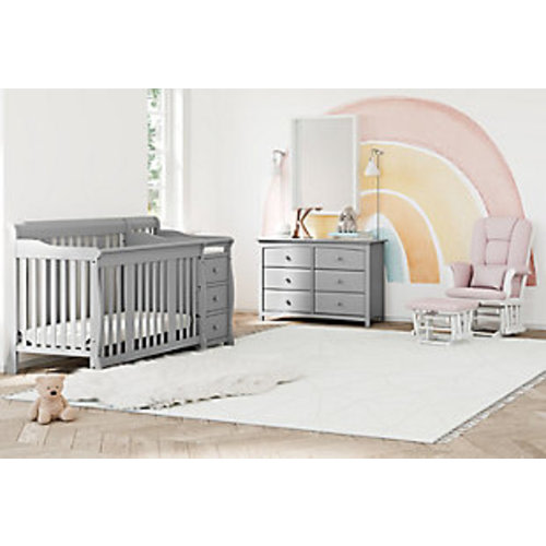 Storkcraft Portofino 5-in-1 Convertible Crib and Changer