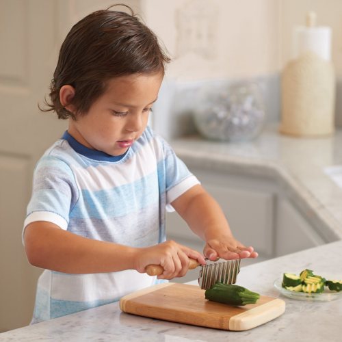 Vegetable Chopper with Wooden Handle
