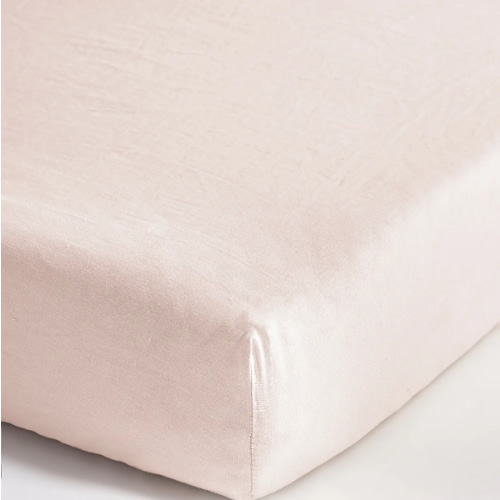 Linen Fitted Crib Sheet 2-Pack