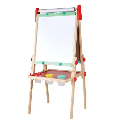 Hape All-in-One Wooden Kid's Art Easel - Double-Sided Magnetic – HapeToys