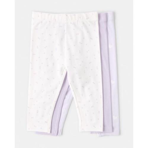 3 Pack Cotton Leggings - Kmart