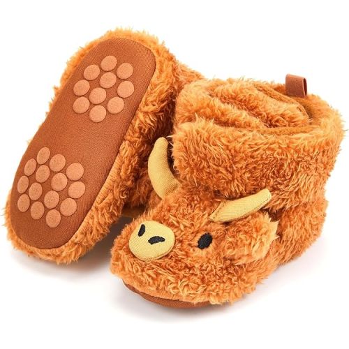 Baby Booties Newborn Baby Shoes Animal Unisex Infant Slippers for Toddler Infant Girl Boy