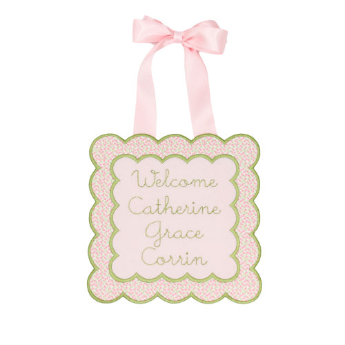 Deluxe Welcome Sign