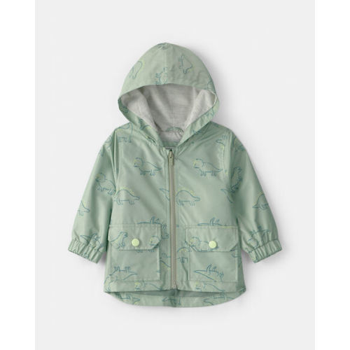 Baby Boy Dinosaur Raincoat - Green | Carter's