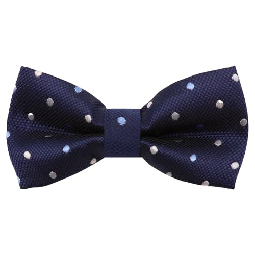 GHTIYLP Bow Ties for Boys Pre-tied Toddler Bow Tie, Adjustable Polka Dot Kids Bow Tie for School Wedding Party Graduation
