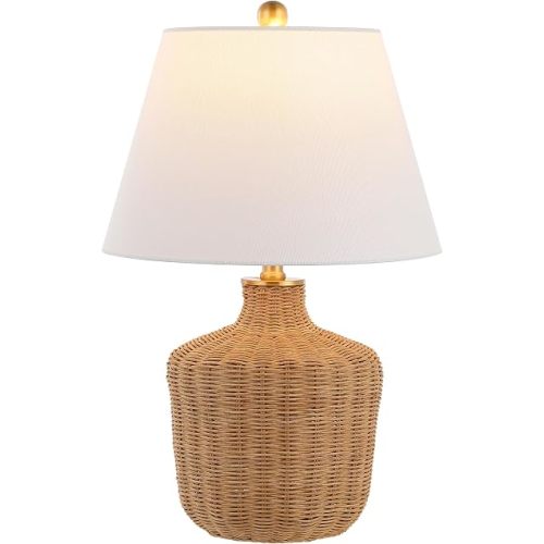 SAFAVIEH Saolia Table Lamp, 22" Modern Natural TBL4467A