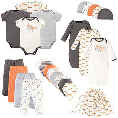 Touched by Nature Unisex Baby Organic Cotton Layette Set and Giftset