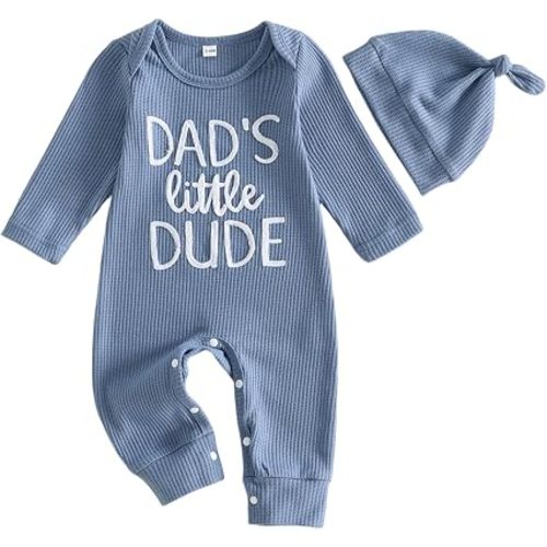 Newborn Baby Boy Fall Outfit Romper Jumpsuit Bodysuit Infant Clothes