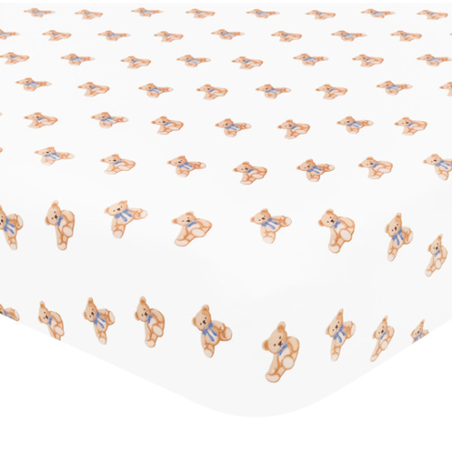 Mini Crib Sheet in Teddy Bear