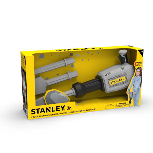STANLEY Jr Battery Operated Jackhammer, Play Construction Toy, Safe for Kids