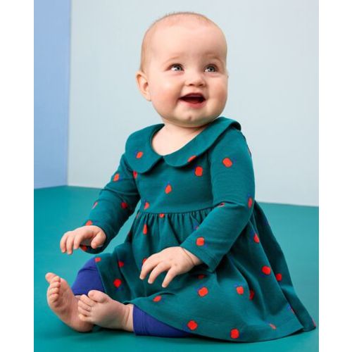 Baby Long Sleeve Skater Dress & Leggings Set