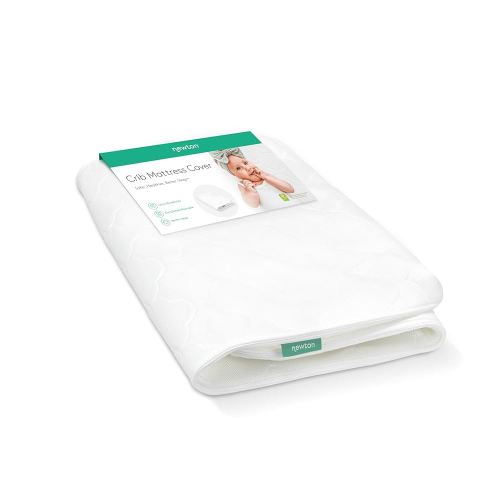 Newton Baby Waterproof Extra Cover | Ultra-Breathable Proven to Reduce Suffocation Risk, Fits Original and Waterproof Newton Crib Mattress, Safe, Machine Washable, Non-Toxic - White (Cover ONLY)