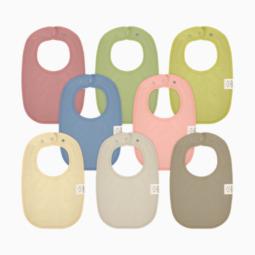 KeaBabies Urban Drool Bibs (8 Pack) - Boho, 8