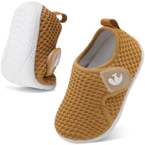 JOINFREE Baby Toddler Shoes First Walking Shoes Soft Sole Barefoot Non Slip