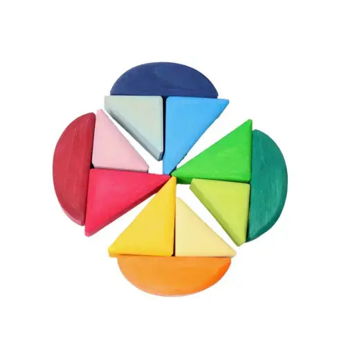 Rolling Boats Wooden Blocks