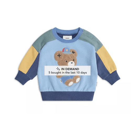 Boys'  I'm a Real Huxbear Sweatshirt - Baby, Little Kid