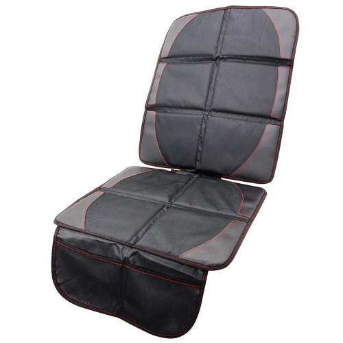 XUKEY Waterproof Baby Car Seat Protector Cover with 2 Storage Pockets, Black