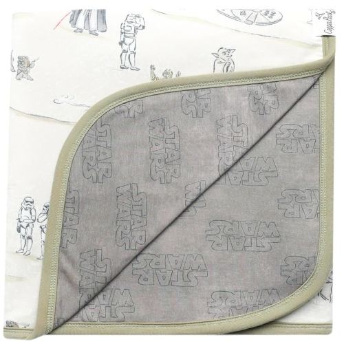 Copper Pearl Large Premium Knit Baby 3 Layer Stretchy Quilt Blanket Tatooine