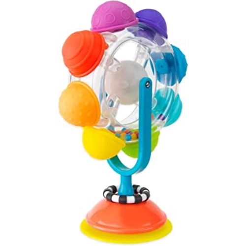 Sassy Light Up Rainbow Wheel Tray Toy, Multi