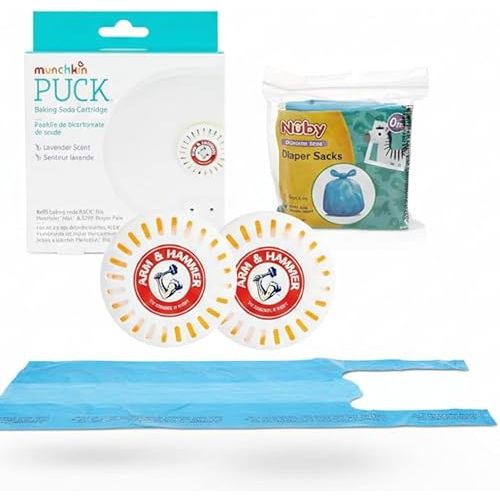 Odor Eliminator Cartridges 2 Pack Lavender Scent Diaper Pail