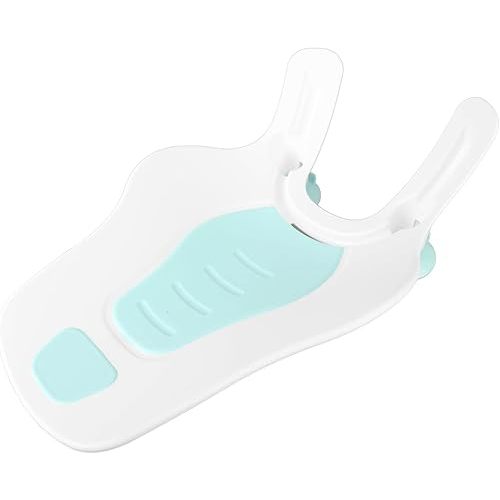 Infant Sink Bather,SemiCircular Basin Rinse Clean Baby Bathing Suit Foldable Butt Wash Ergonomic Portable Home for Newborn (Mint Green)