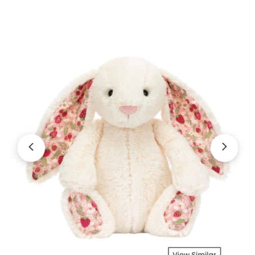 Jellycat Blossom Cream Bunny 'Berry | MYER