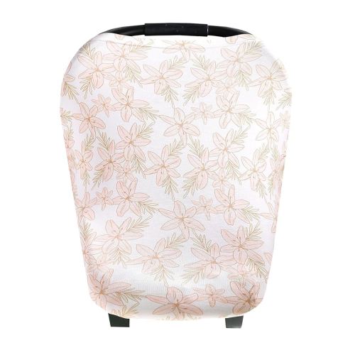 Copper Pearl Multi-Use Cover: Car Seat Covers, Nursing Cover, and Stroller Cover for Sun - Stretchy Fabric, All-Season Use, Stylish Designs, Easy Access for Moms - Kiana