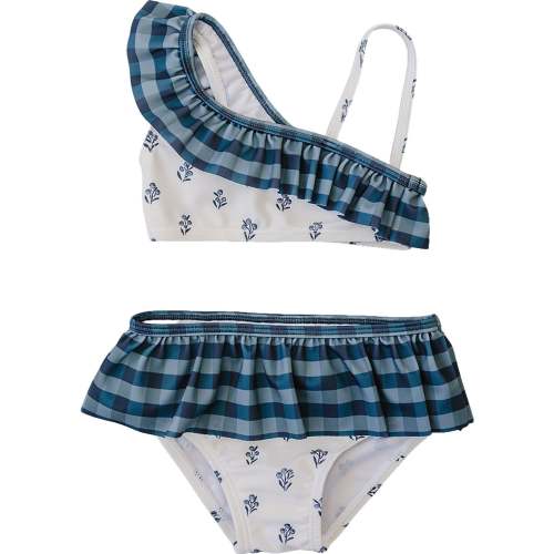 Cream Berry Ruffle Shoulder Bikini Set – August + Willow