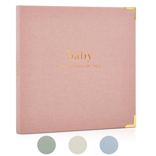 Keepsake Baby Memory Book for Boys and Girls Timeless First 5 Year Baby Book Neutral Journal Scrapbook or Photo Album - Record a Milestone for Every Event from Birth to Age 5