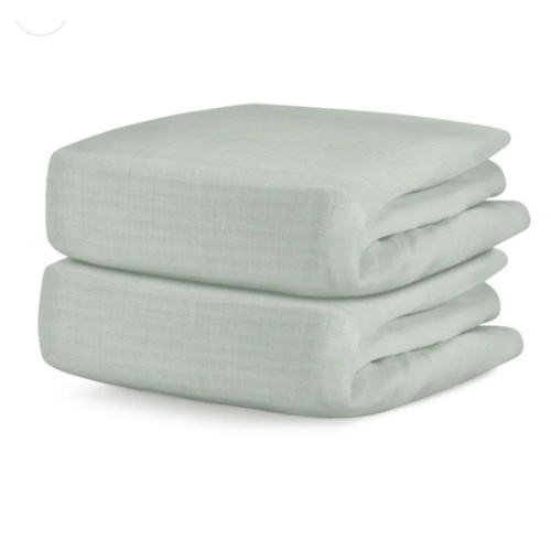Breathable, Organic Cotton Sheets (2-pack) - Standard / Sage Solid