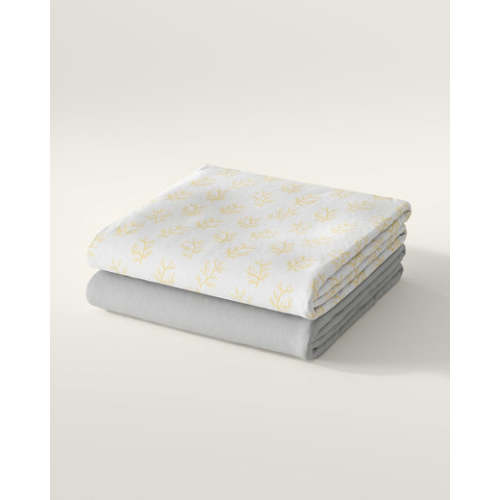 Coral Crib Sheet Set