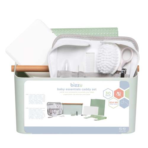 DIAPER CADDY SET - sage green