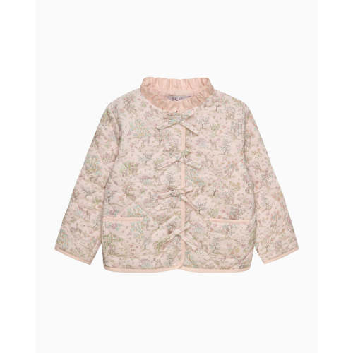 Baby Quilted Jacket in Etta Fawn | Trotters London – Trotters Childrenswear USA