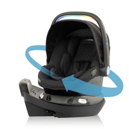Evenflo Revolve 180 LiteMax NXT Rotating Infant Car Seat with Sensory Soothe - Jasper Black