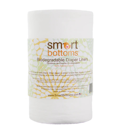 Smart Bottoms' Biodegradable Cloth Diaper Liners
