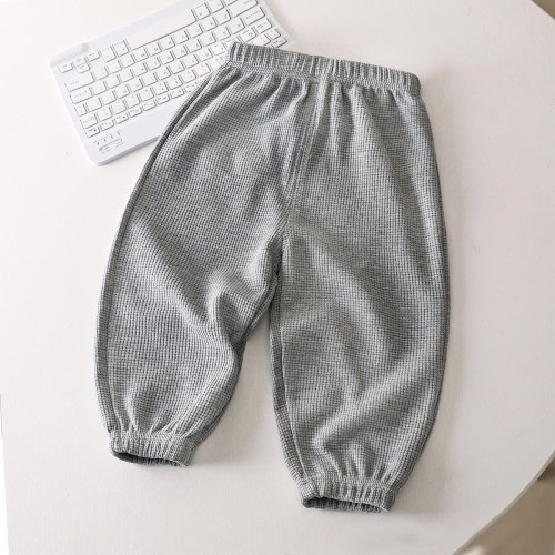 Baby Toddler Waffle Solid Color Pants